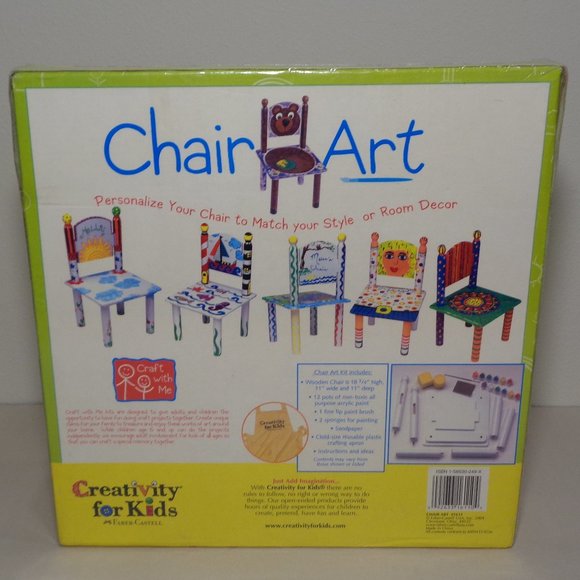 Creativity For Kids New CHAIR ART KIT / Craft Kit / Faber-Castell - Picture 6 of 16